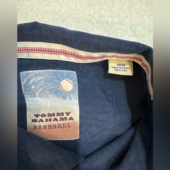 Tommy Bahama Silk Astros Baseball Shirt - Picture 2 of 10